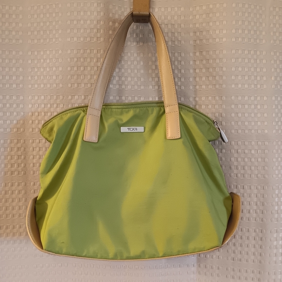 Small TUMI foldover tote. - Picture 1 of 12